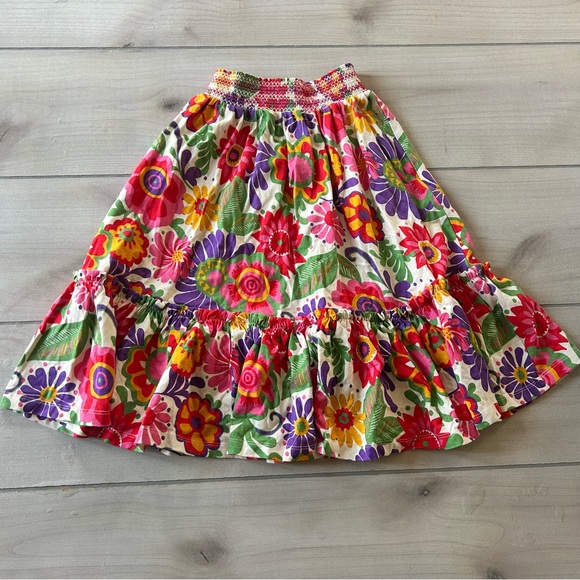 Mini Boden Other - Mini Boden Colorful Elastic Waist Floral Skirt